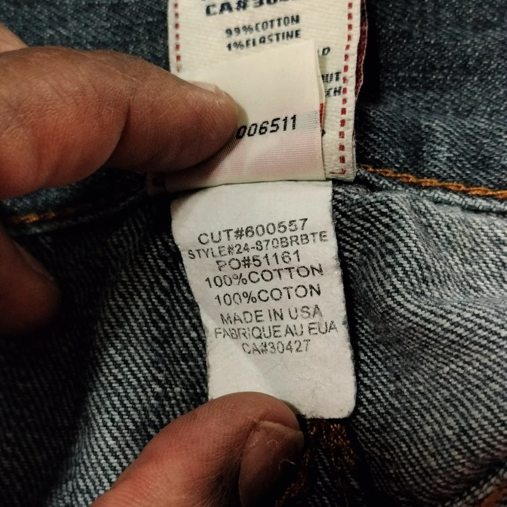True Religion Johnny Super T Row Seat Dark Wash Jeans Men's Size 40 Vintage